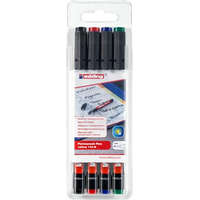 EDDING EDDING Alkoholos marker készlet, OHP, 1 mm, EDDING "142 M", 4 különböző szín