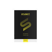 ICO ICO Füzet, tűzött, A4, kockás, 32 lap, ICO "Student Premium", "87-32", fekete