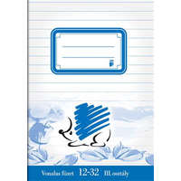 ICO ICO Füzet, tűzött, A5, vonalas, 32 lap, 3. osztály, ICO "Süni", "12-32"