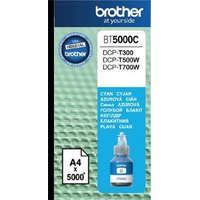 BROTHER BROTHER BT5000C Tinta DCP T-300, 500W, 700W nyomtatókhoz, BROTHER, cián, 5k