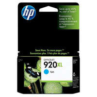 HP HP CD972AE Tintapatron OfficeJet 6000, 6500 nyomtatókhoz, HP 920xl, cián, 700 oldal