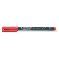 STAEDTLER STAEDTLER Alkoholos marker, OHP, 0,6 mm, STAEDTLER "Lumocolor® 318 F", piros