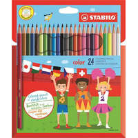 STABILO STABILO Színes ceruza készlet, hatszögletű, STABILO "Color", 24 különböző szín
