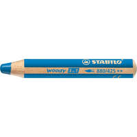 STABILO STABILO Színes ceruza, kerek, vastag, STABILO "Woody 3 in 1", kék
