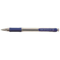 UNI UNI Golyóstoll, 0,4 mm, nyomógombos, UNI "SN-101 Laknock Fine", kék