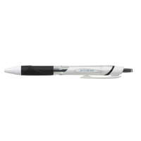 UNI UNI Golyóstoll, 0,35 mm, nyomógombos, fehér tolltest, UNI "SXN-155 Jetstream", fekete