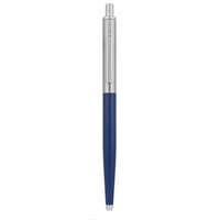 ZEBRA ZEBRA Golyóstoll, 0,24 mm, nyomógombos, ezüst színű klip, kék tolltest, ZEBRA "901", kék