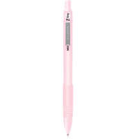 ZEBRA ZEBRA Golyóstoll, 0,27 mm, nyomógombos, rózsaszín tolltest, ZEBRA "Z-Grip Pastel", kék