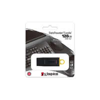 KINGSTON KINGSTON Pendrive, 128GB, USB 3.2, KINGSTON "DataTraveler Exodia", fekete-sárga