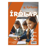 Írólap FORTUNA A/5 félfamentes 10-50 50 lapos