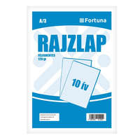 Rajzlap félfamentes FORTUNA A/3 10 lapos