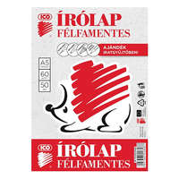 Írólap ICO Süni A/5 félfamentes 10-50 50 lapos
