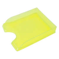  Irattartó tálca OPTIMA műanyag áttetsző sárga