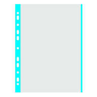 Lefűzhető genotherm DONAU A/4 40 mikron víztiszta kék szélű 100 darabos