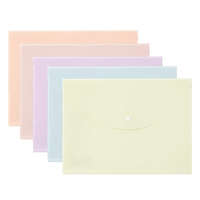 Irattasak DELI Colorful A/4 PP patentos vegyes pasztell színekben