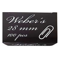  Gemkapocs WEBER&#039;S 28mm nikkel 100db/dob