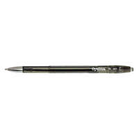Golyóstoll OPTIMA nyomógombos TB 401 0,7 mm fekete