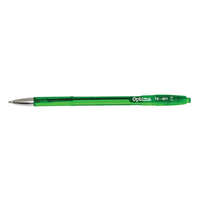 Golyóstoll OPTIMA nyomógombos TB 401 0,7 mm zöld