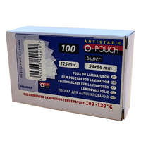 Lamináló fólia OPUS 54x86 mm 125 mikron fényes 100/dob