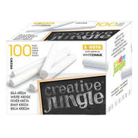 Táblakréta CREATIVE JUNGLE fehér kerek 100 darabos