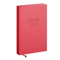 Tanítói zsebkönyv REALSYSTEM műbőr A/5 heti piros 2025-2026