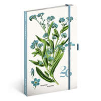 Határidőnapló REALSYSTEM 130x210 mm 2 hét oldalpáronként sárga lapos Herbarium 2026.