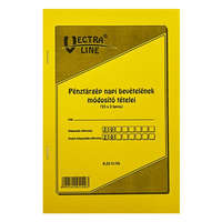 Nyomtatvány pénztárgép napi bevételeinek módosító tételei VECTRALINE A/5 álló 25x2 példányos