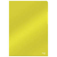 ESSELTE Genotherm, "L", A4, 150 mikron, víztiszta felület, ESSELTE "Luxus", sárga