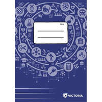 VICTORIA Füzet, tűzött, A5, vonalas, 32 lap, 3. osztály, VICTORIA PAPER Circle "12-32"