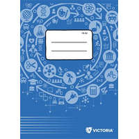 VICTORIA Füzet, tűzött, A5, vonalas, 32 lap, 1. osztály, VICTORIA PAPER Circle "14-32"