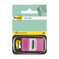 3M Jelölőcímke, műanyag, 50 lap, 25x43 mm, 3M POSTIT, lila