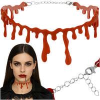 Ruhhy Véres choker nyaklánc – Halloween kiegészítő, Ruhhy