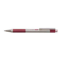 ZEBRA Golyóstoll 0,7mm, bordó test, Zebra F-301, írásszín kék