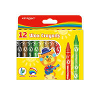 KEYROAD Zsírkréta készlet 11x100 mm 12 db/bliszter Keyroad Wax Crayon vegyes színek