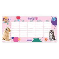 ARS UNA Órarend ARS UNA egylapos kétoldalas Cuki állatok