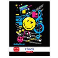 Herlitz Smiley Music kockás füzet, A5/27-32 - Herlitz