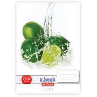 Herlitz Fresh Fruit kockás füzet, Lime, A4 - Herlitz