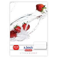Herlitz Fresh Fruit kockás füzet, Eper, A4 - Herlitz