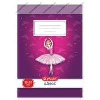 Herlitz Herlitz 4-8. osztályos vonalas füzet, Ballerina (A5/21-32)