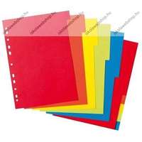 Herlitz Színregiszter A4 / 6 részes, karton - Herlitz