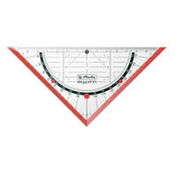 Herlitz My.pen geometriai háromszög vonalzó, 16 cm (törésbiztos), Piros- Herlitz