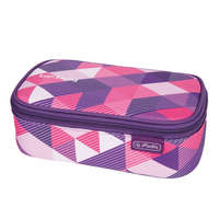 Herlitz Herlitz BeatBox tolltartó, PurpleChecked, üres