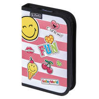 Herlitz Herlitz kihajtható tolltartó, Smiley Girly/Fun (üres)