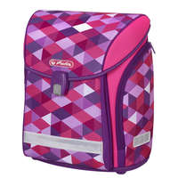 Herlitz Herlitz iskolatáska, Midi Pink Cubes