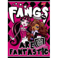 Egyéb Hercegnős Monster High Pink Fantastic 1. osztályos vonalas füzet (A5/14-32)