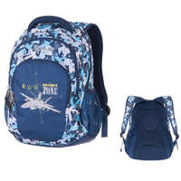 Pulse Pulse Teens Air Force Jet/Repülős/Űrhajós kék-fehér hátizsák (121277)