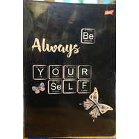 Egyéb Black - Pillangó A4 kockás füzet, vegyes minta (1 db)