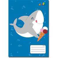 VICTORIA Állatos VICTORIA Baby shark FAGYI kockás füzet, 27-32