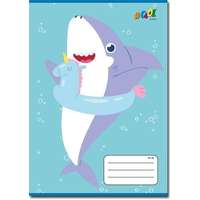 VICTORIA Állatos VICTORIA Baby shark HOLLIDAY kockás füzet, 27-32