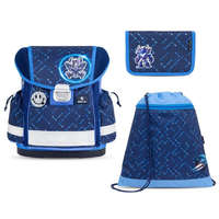 Belmil BELMIL Classy Iskolatáska szett, Navy Blue Tech/Kék robot